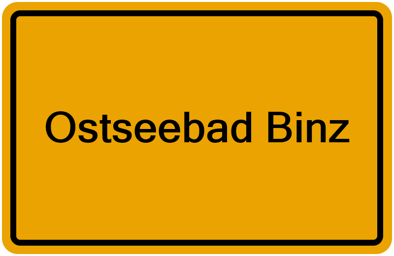 Handelsregisterauszug Ostseebad Binz